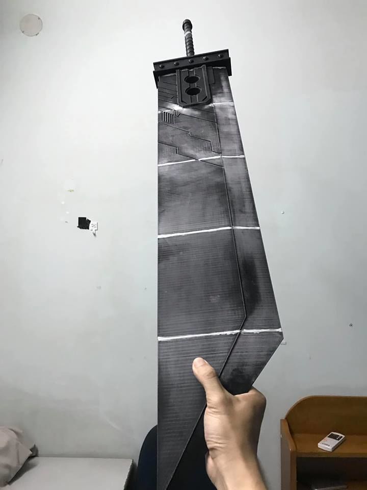 Buster Sword Cloud - Final Fantasy VII Remake 3D print model_20