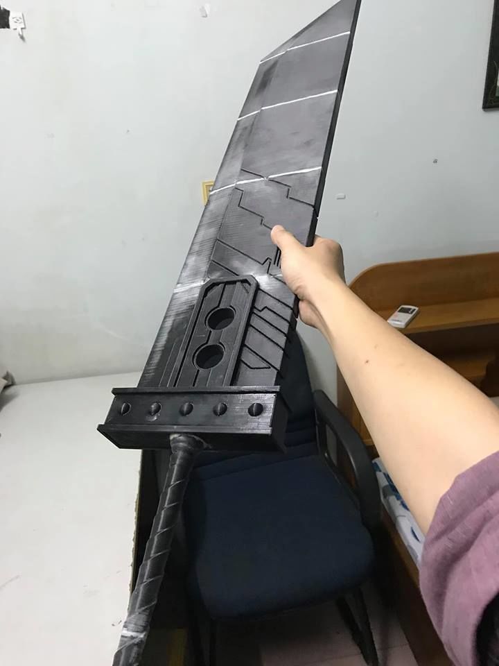 Buster Sword Cloud - Final Fantasy VII Remake 3D print model_18
