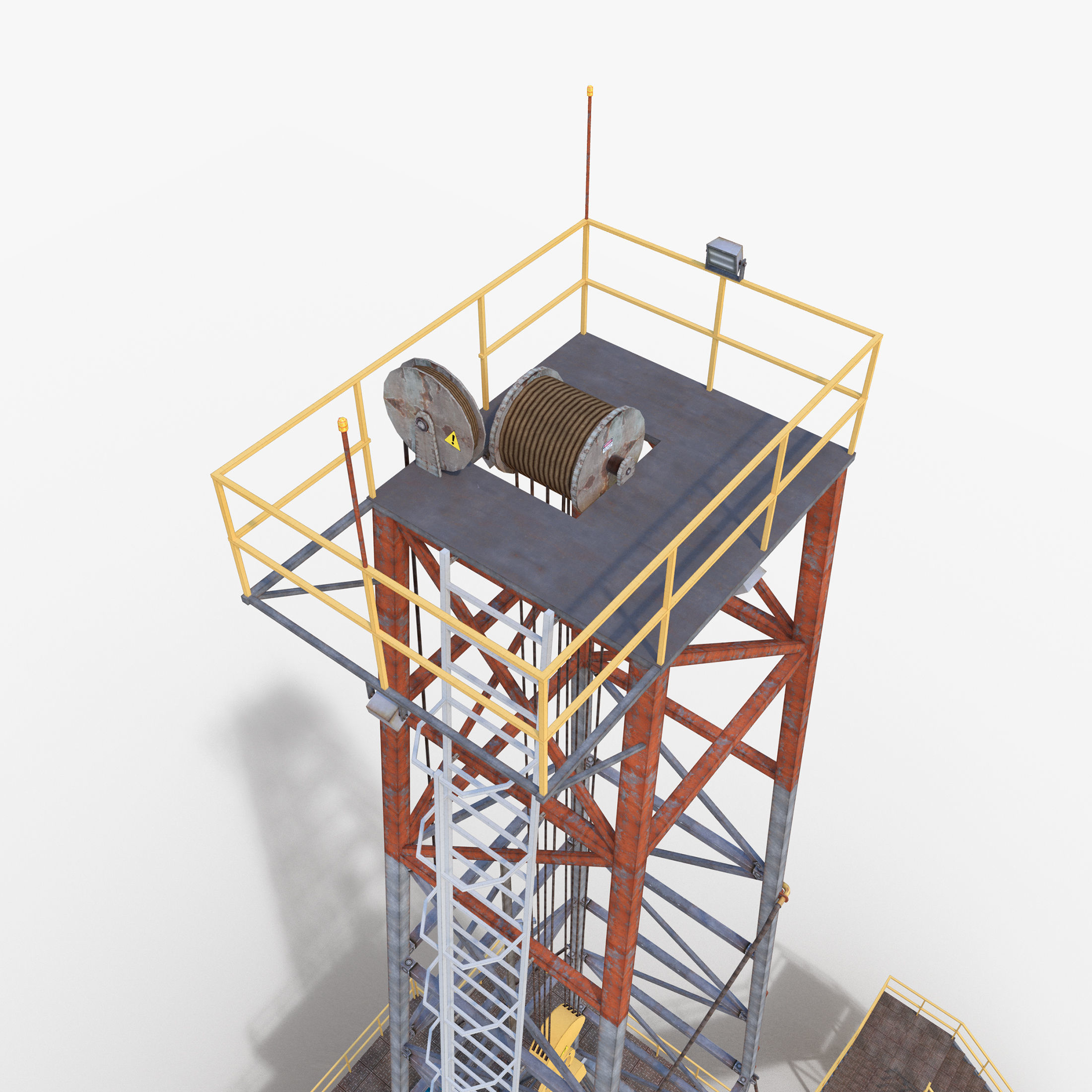 Land Rig  Low-poly 3D model_20