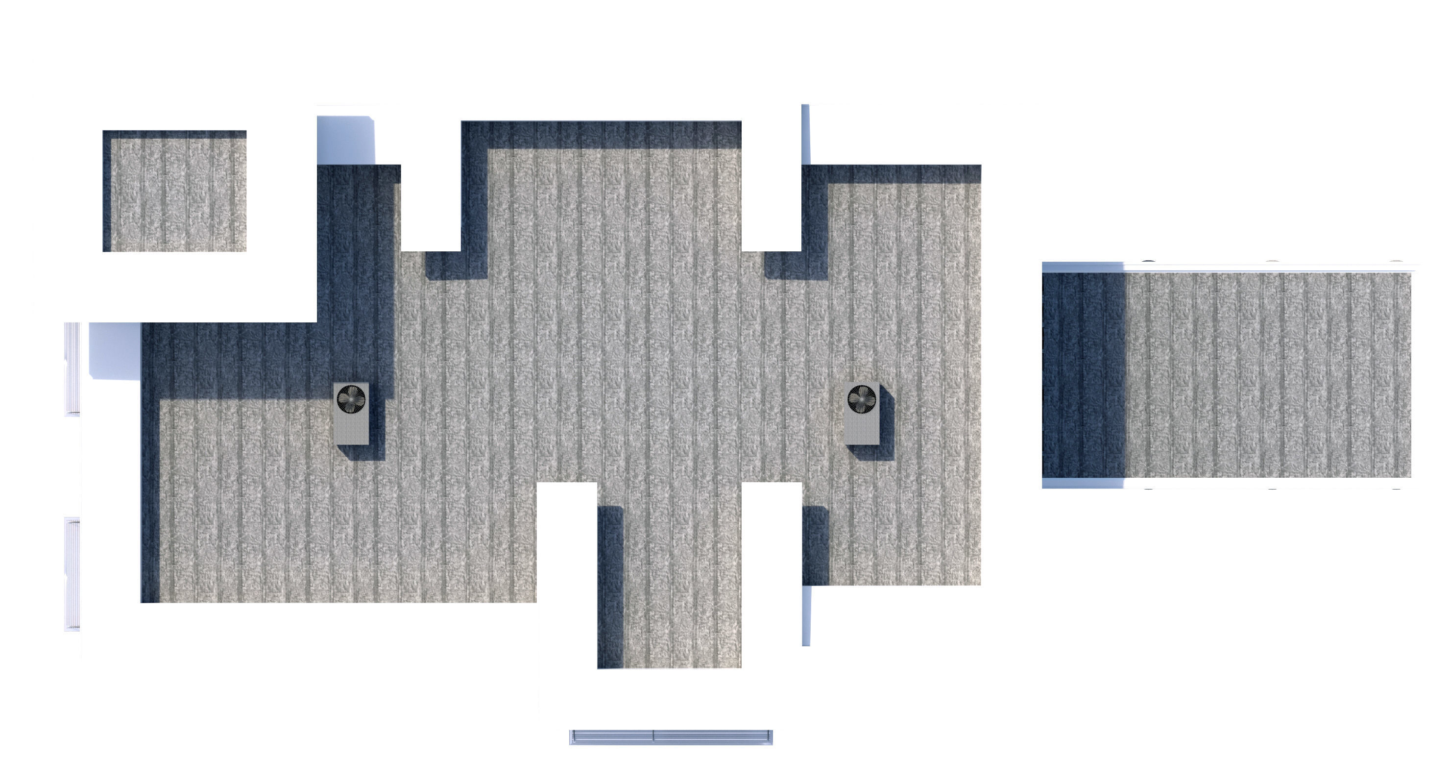 Commercial Building-023 Bank With Drive-thru 3D model_17