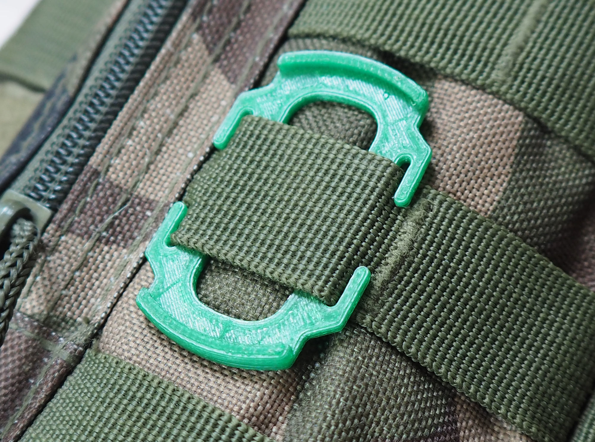 MOLLE lens cap holder 49mm 3D print model_6