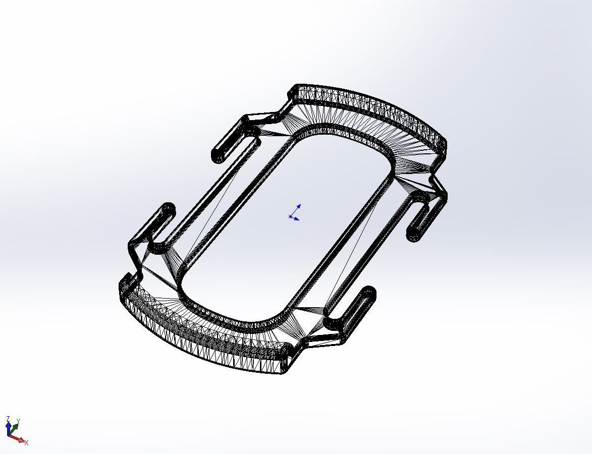 MOLLE lens cap holder 49mm 3D print model_8