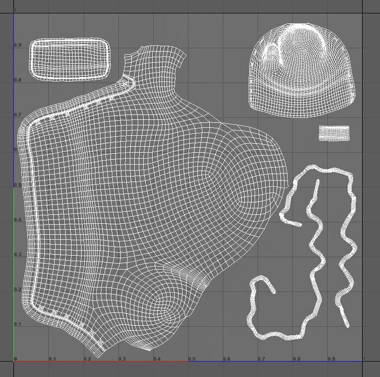 Everlast Realistic Boxing Gloves Low-poly 3D model_7
