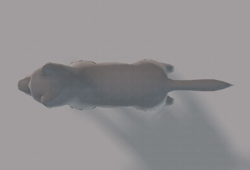 Dog base for gameV02 Low-poly 3D model_33