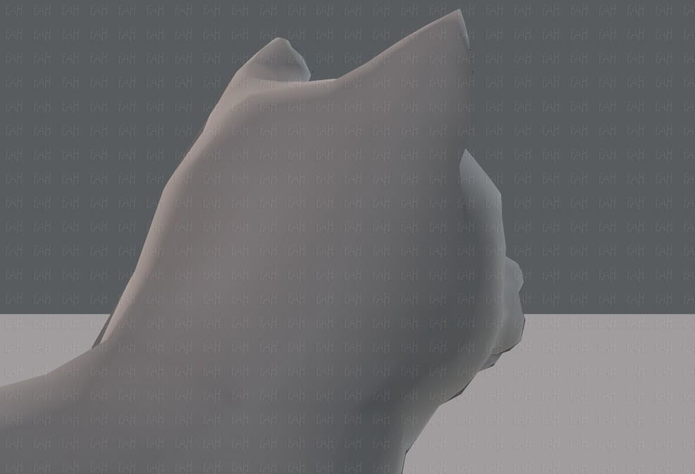 Dog base for gameV02 Low-poly 3D model_20