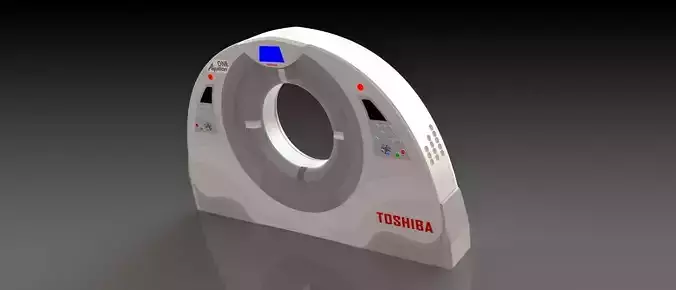 Toshiba CT Scan Machine Enclosure Design Free 3D model