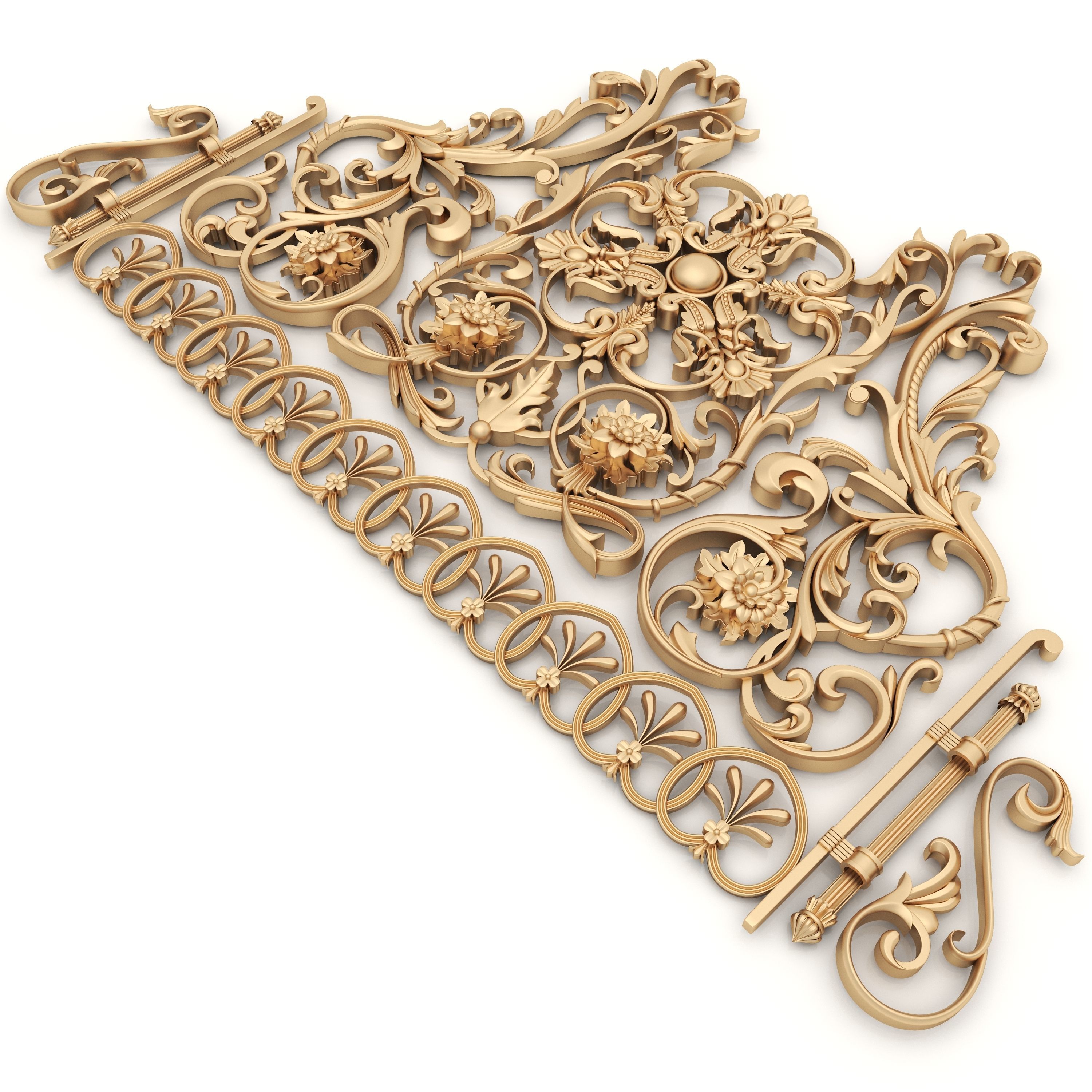 Decor 22 - For CNC and Interior 3D model_2