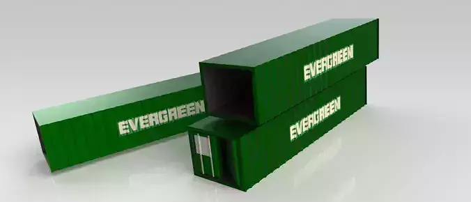 40 ft EVERGREEN Shipping Container Enclosure wo Refrigerant