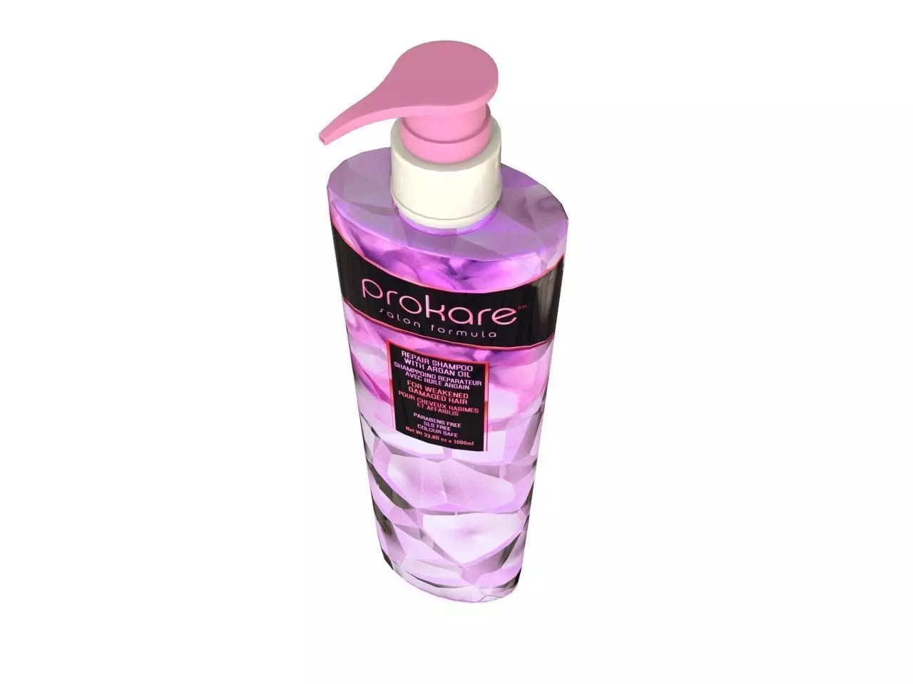 Shampoo Bottle 3D model_0
