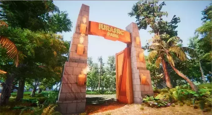 Jurassic Park Gate