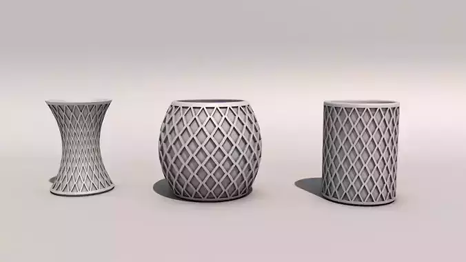vasi reticolari 3d print
