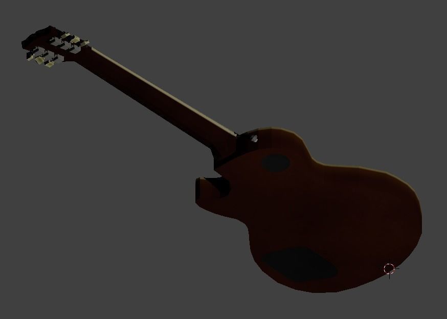 Gibson Pre-08 Les Paul Standard in Heritage Cherry Sunburst 3D model_1