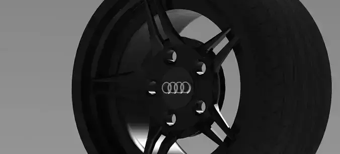 Sports Rim Concept Design 3 Free 3D model