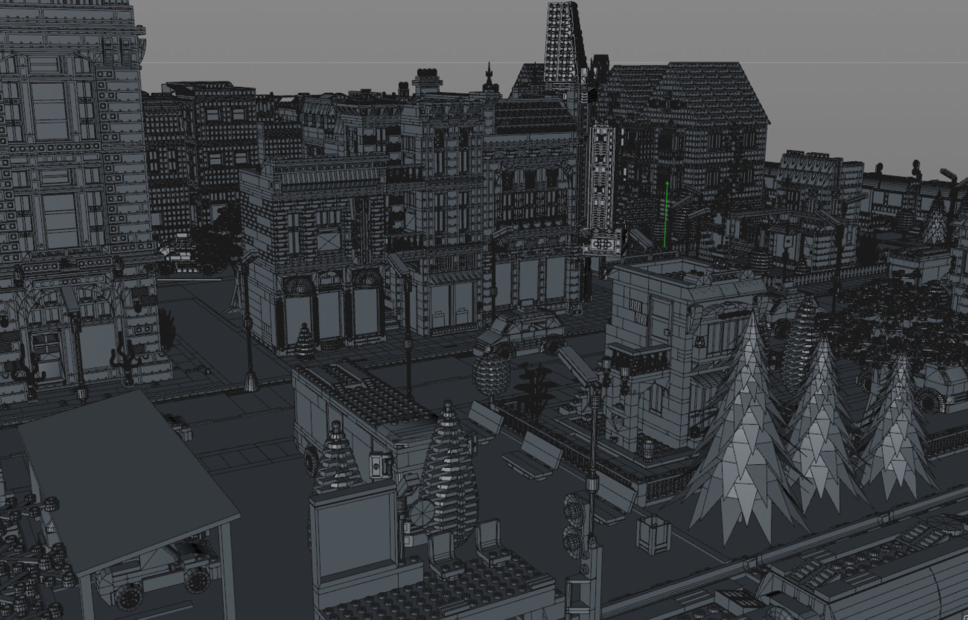 Lego sity NEW 3D model_16