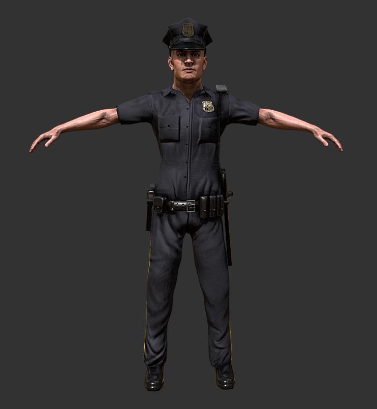 Police Officer Game Ready