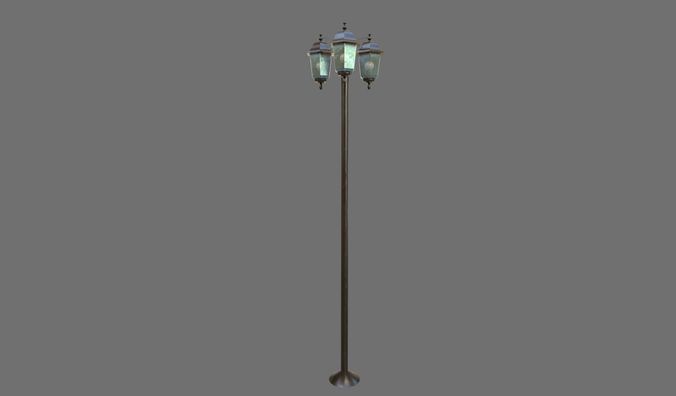 Street light 3D model