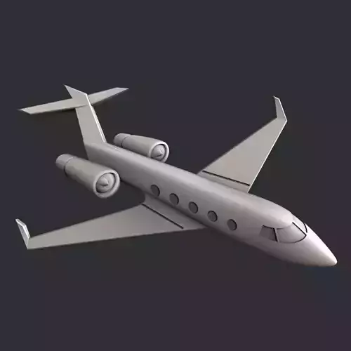 3d STL models for CNC plane 3D model