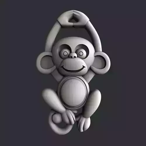 3d STL models for CNC monkey