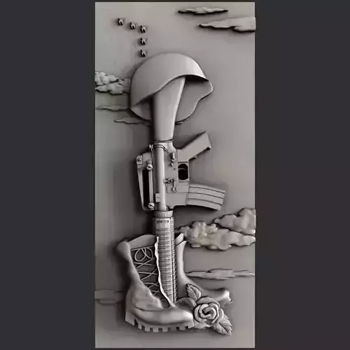 3d STL models for CNC Gun