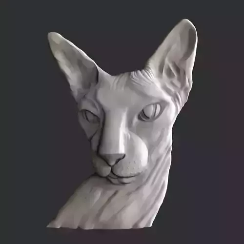 3d STL models for CNC cat