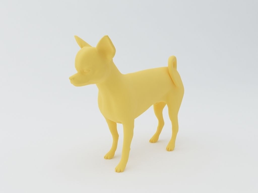 Chihuahua Dog 3D Model 3D print model_5
