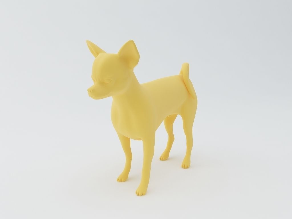 Chihuahua Dog 3D Model 3D print model_6