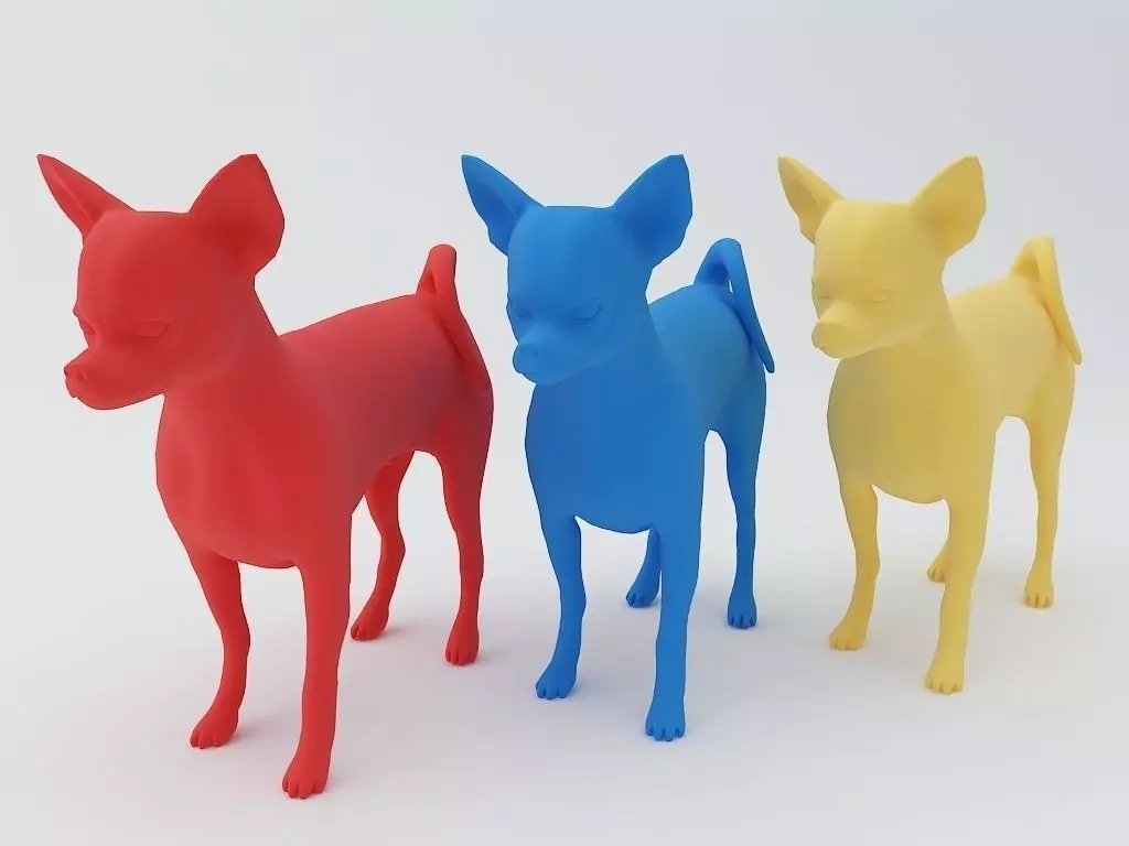 Chihuahua Dog 3D Model 3D print model_0