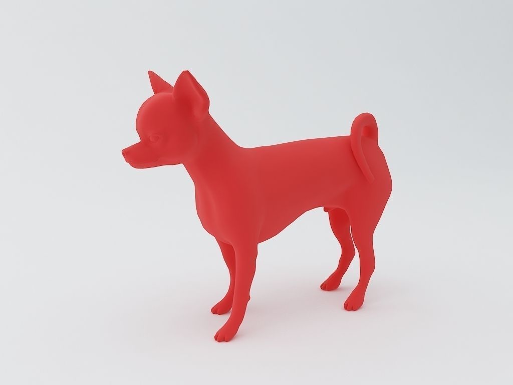 Chihuahua Dog 3D Model 3D print model_9