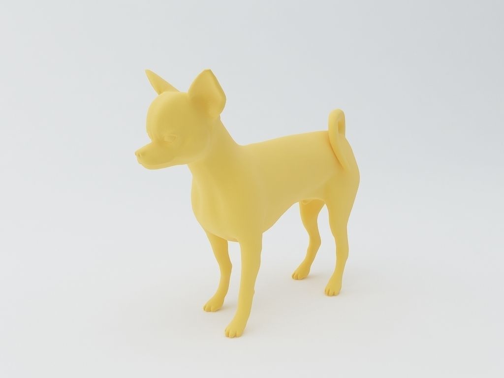 Chihuahua Dog 3D Model 3D print model_4