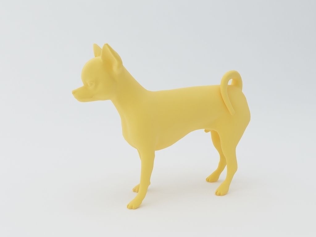 Chihuahua Dog 3D Model 3D print model_2