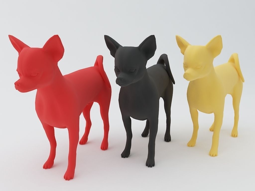 Chihuahua Dog 3D Model 3D print model_1