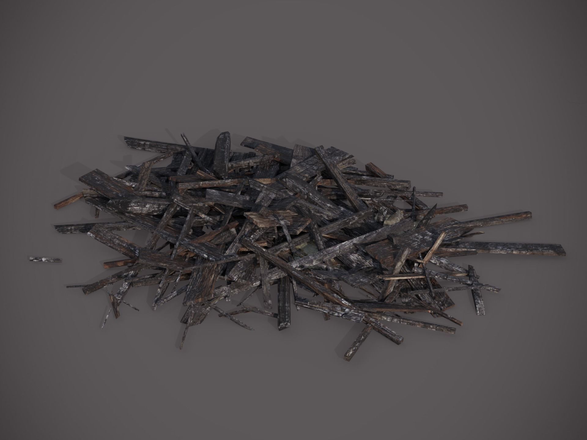 Rubble and Debris - Package - Collection 1 and 2 Low-poly 3D model_23