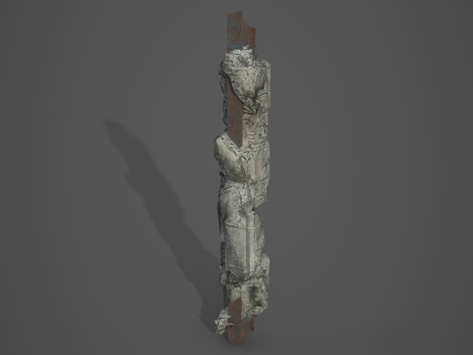 Rubble and Debris - Package - Collection 1 and 2 Low-poly 3D model_80