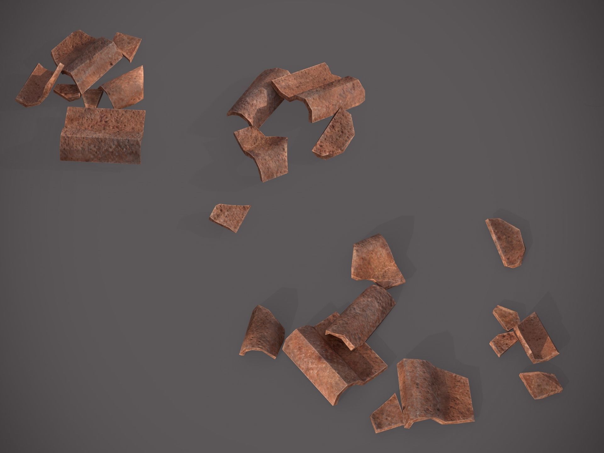 Rubble and Debris - Package - Collection 1 and 2 Low-poly 3D model_49