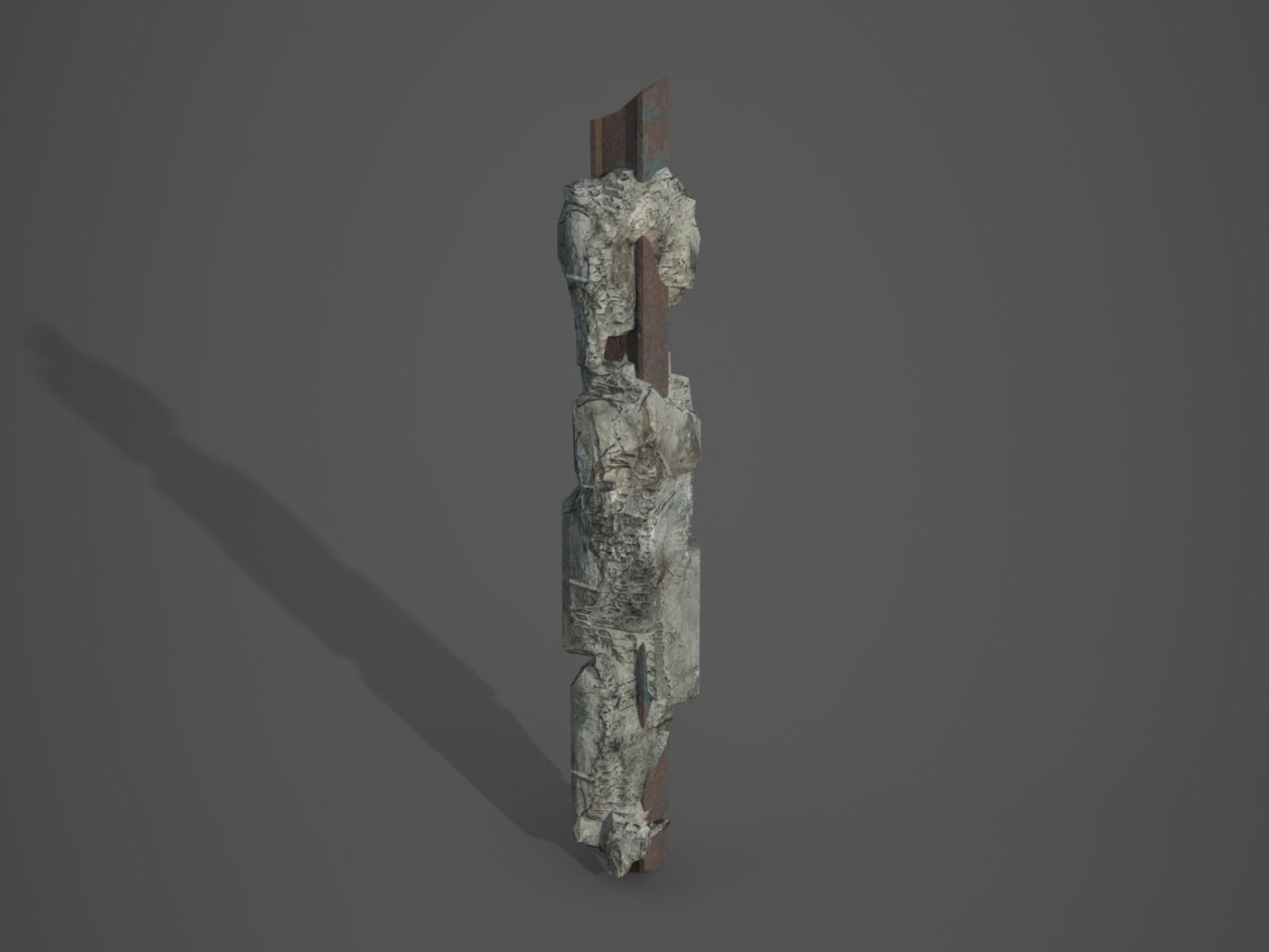 Rubble and Debris - Package - Collection 1 and 2 Low-poly 3D model_79