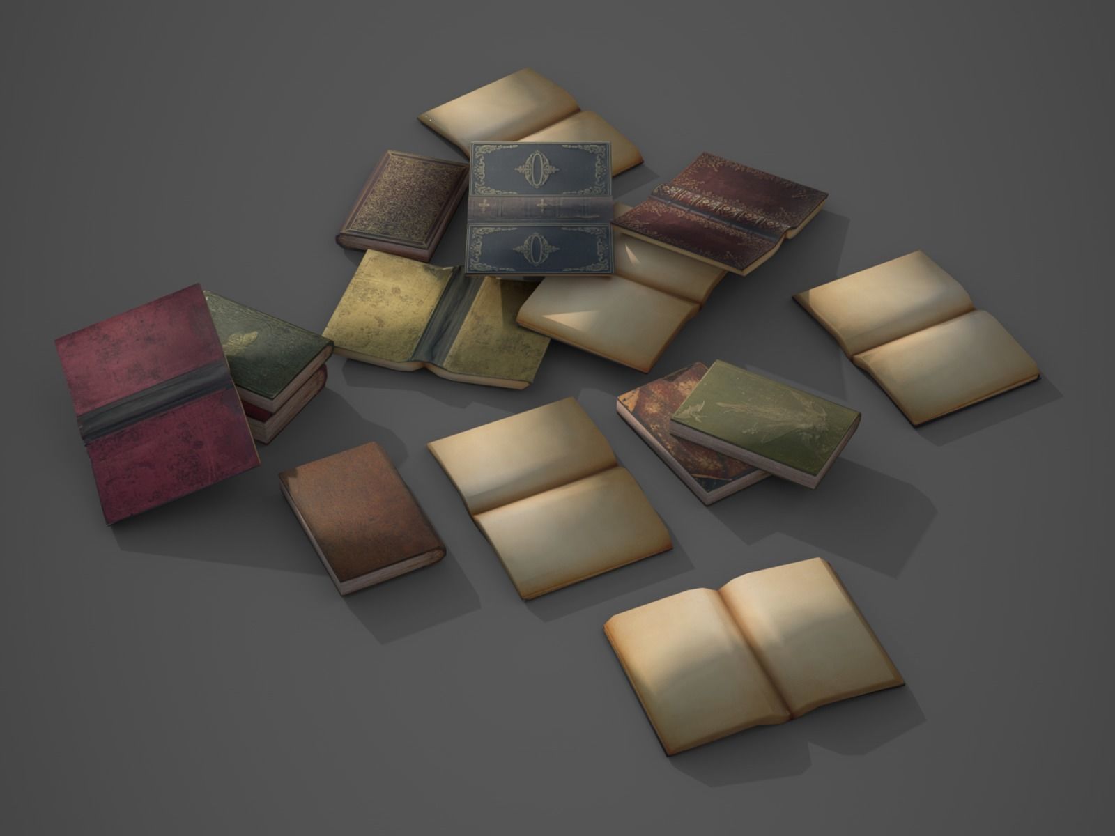 Rubble and Debris - Package - Collection 1 and 2 Low-poly 3D model_74