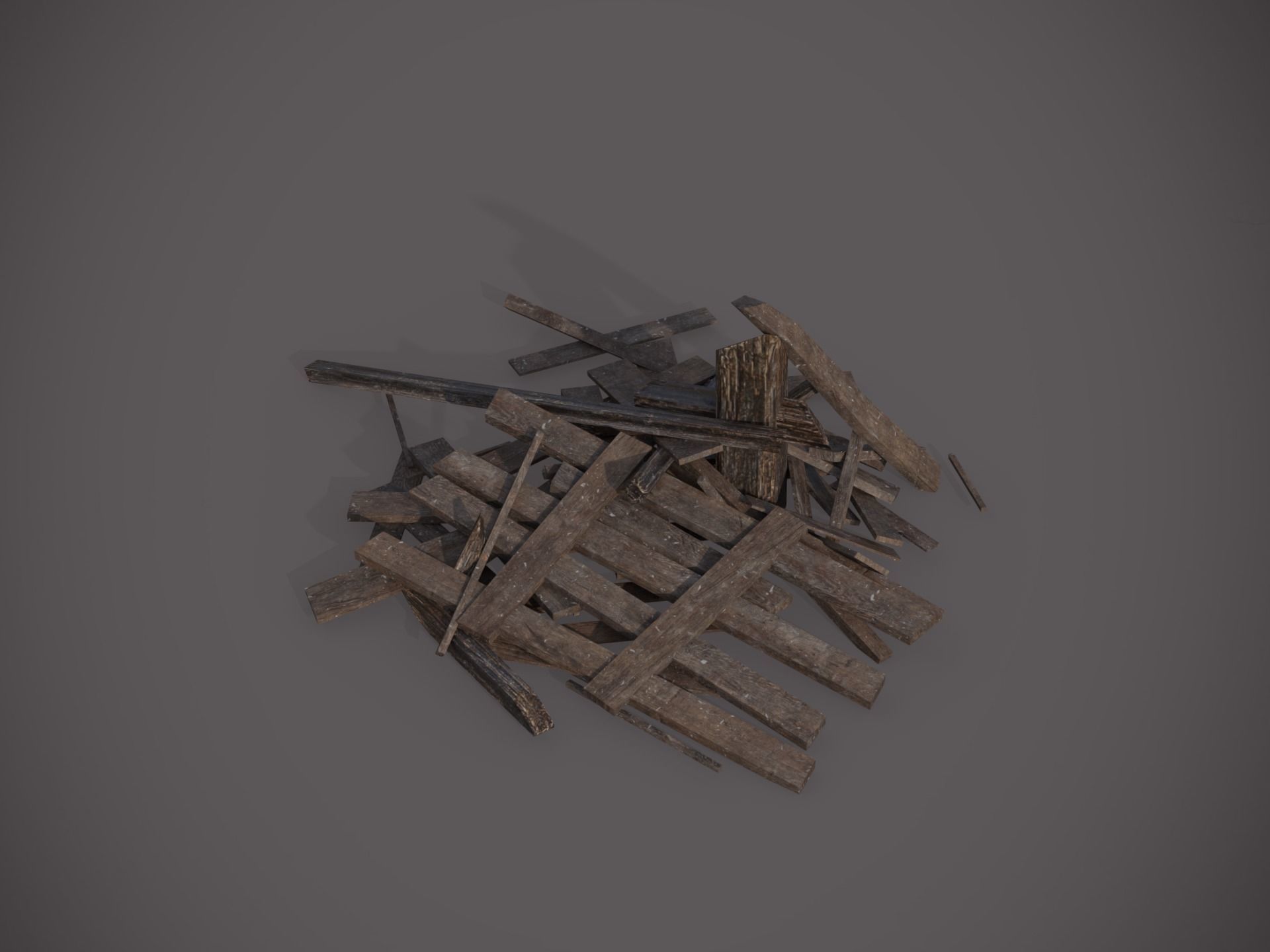Rubble and Debris - Package - Collection 1 and 2 Low-poly 3D model_18