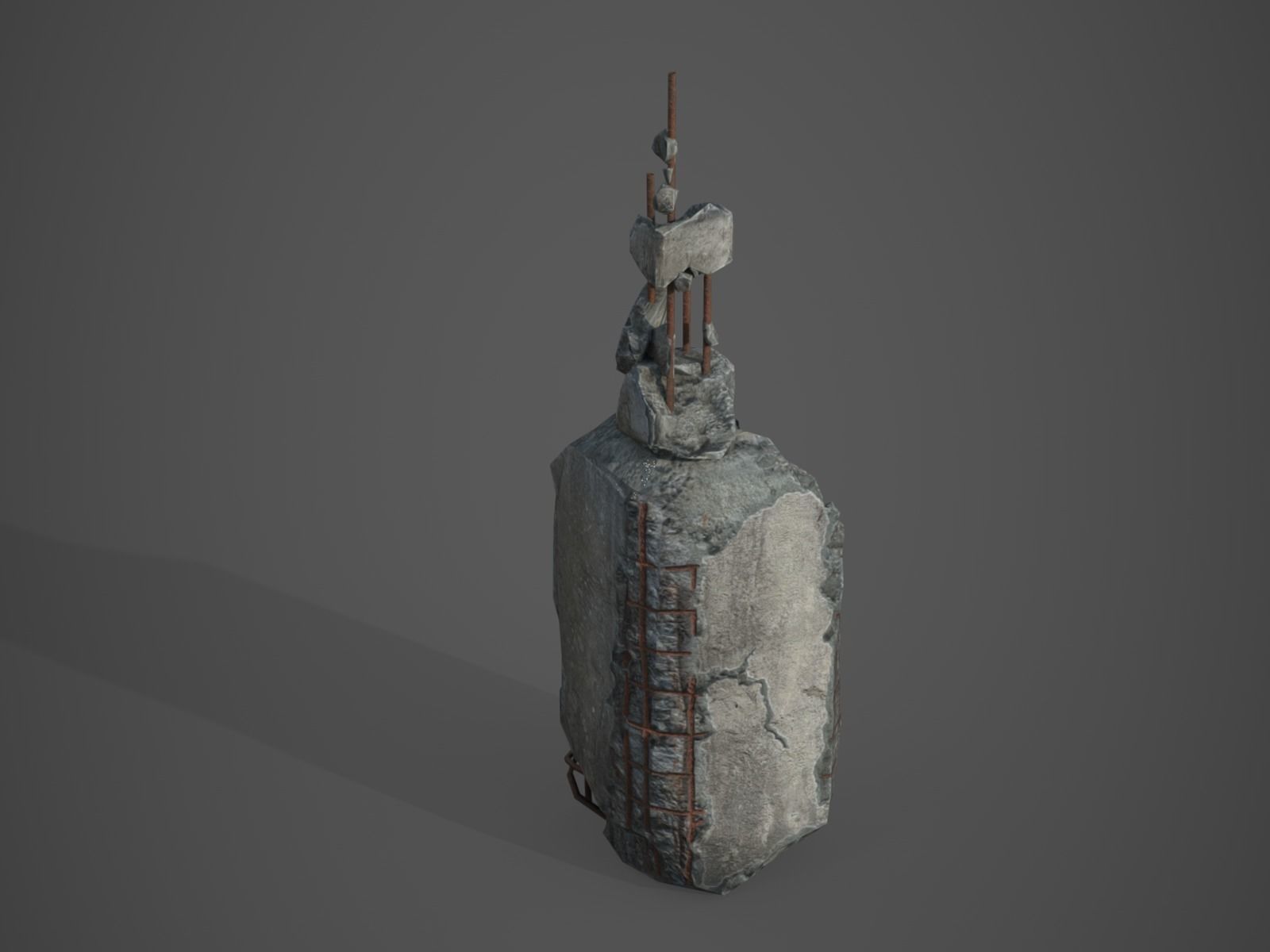 Rubble and Debris - Package - Collection 1 and 2 Low-poly 3D model_62