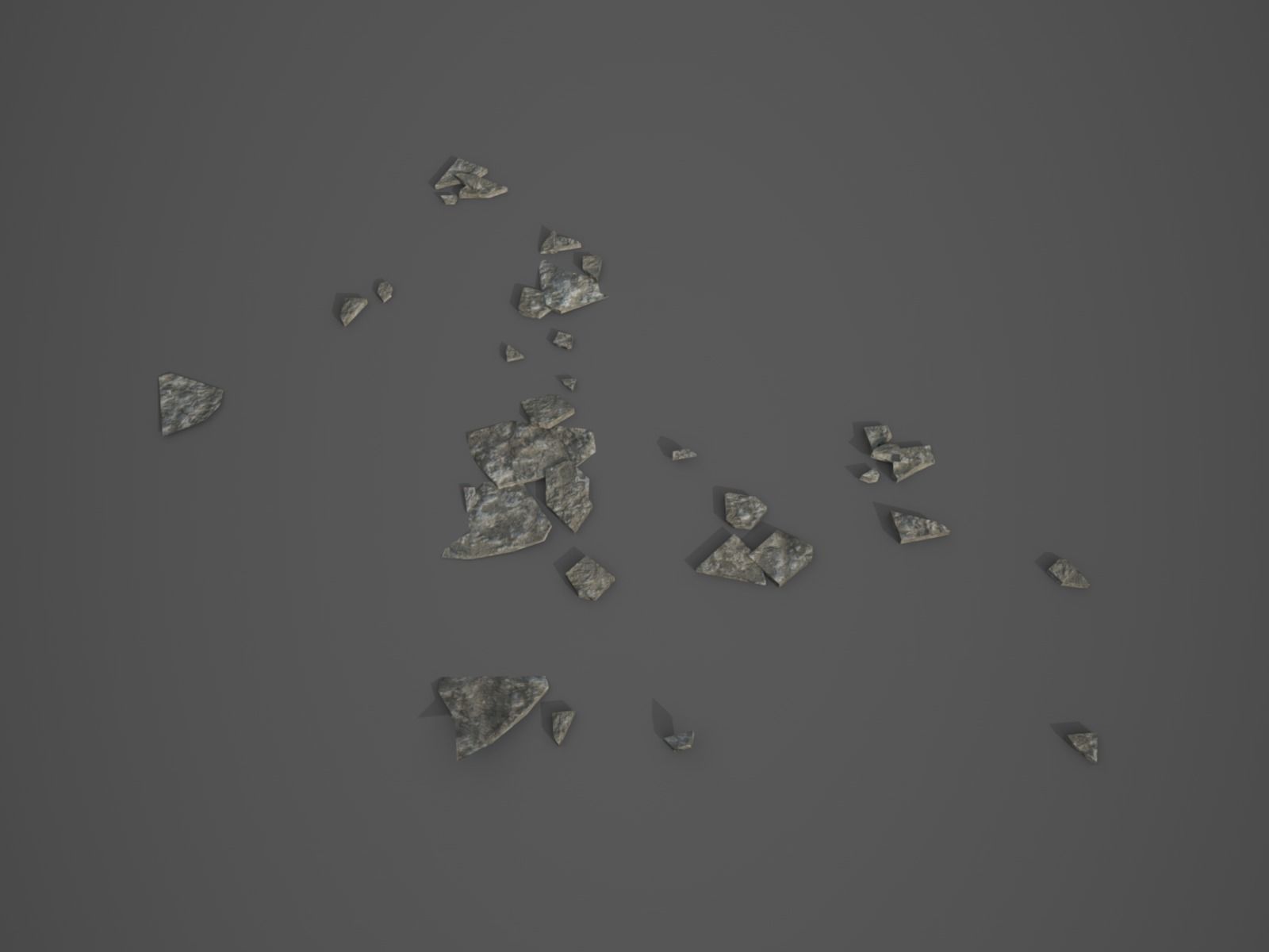 Rubble and Debris - Package - Collection 1 and 2 Low-poly 3D model_82