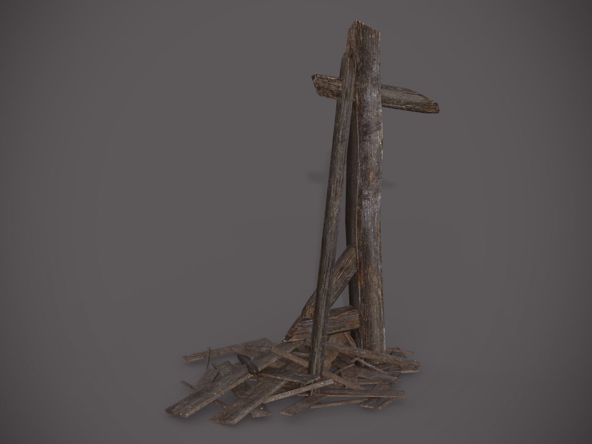 Rubble and Debris - Package - Collection 1 and 2 Low-poly 3D model_15