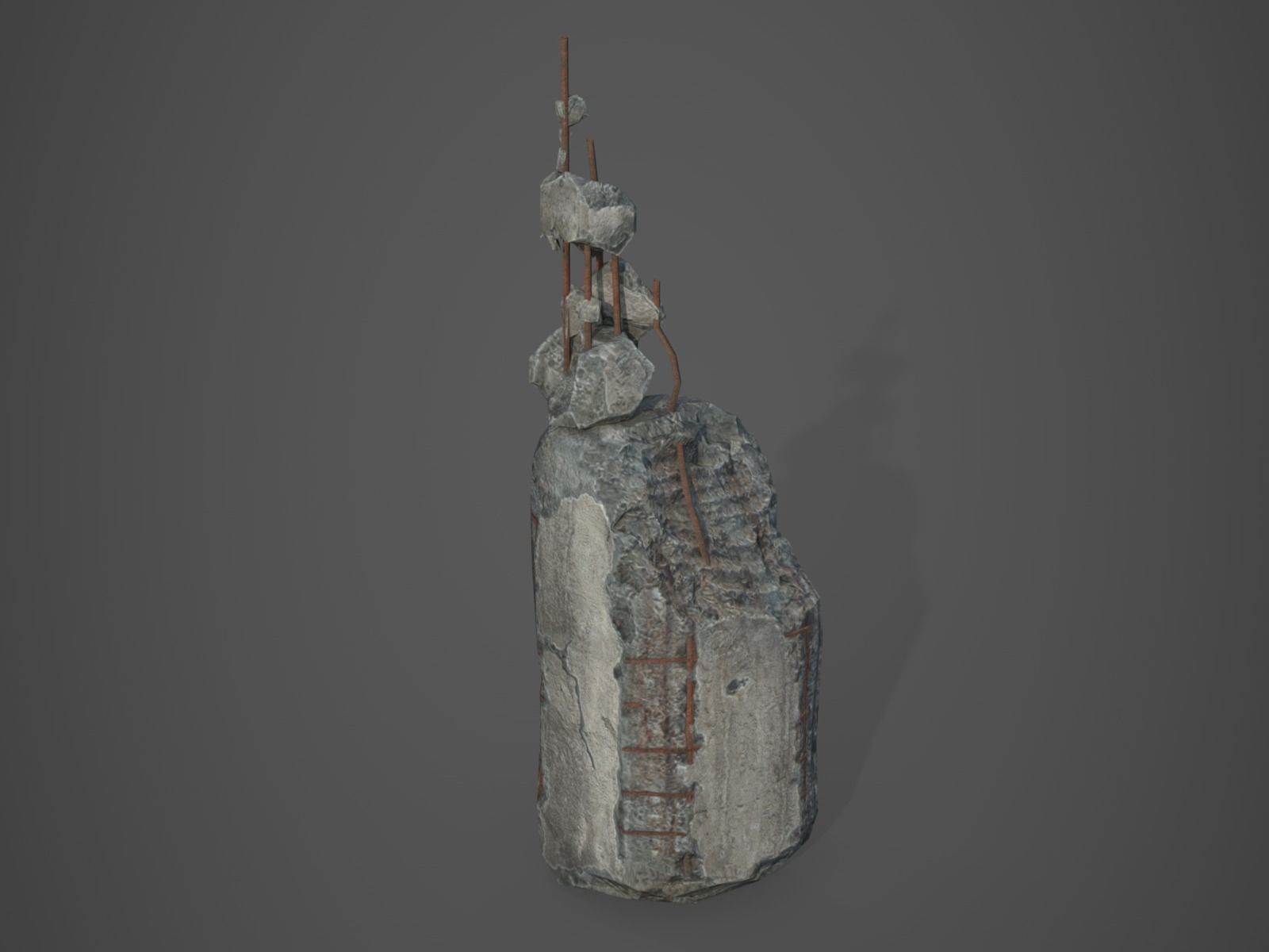 Rubble and Debris - Package - Collection 1 and 2 Low-poly 3D model_59