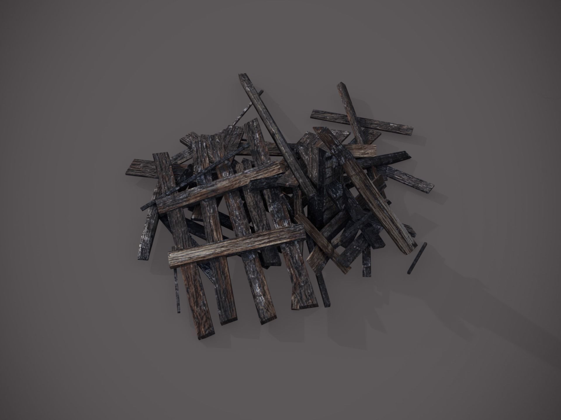Rubble and Debris - Package - Collection 1 and 2 Low-poly 3D model_19