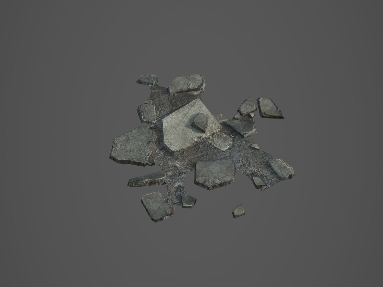 Rubble and Debris - Package - Collection 1 and 2 Low-poly 3D model_78