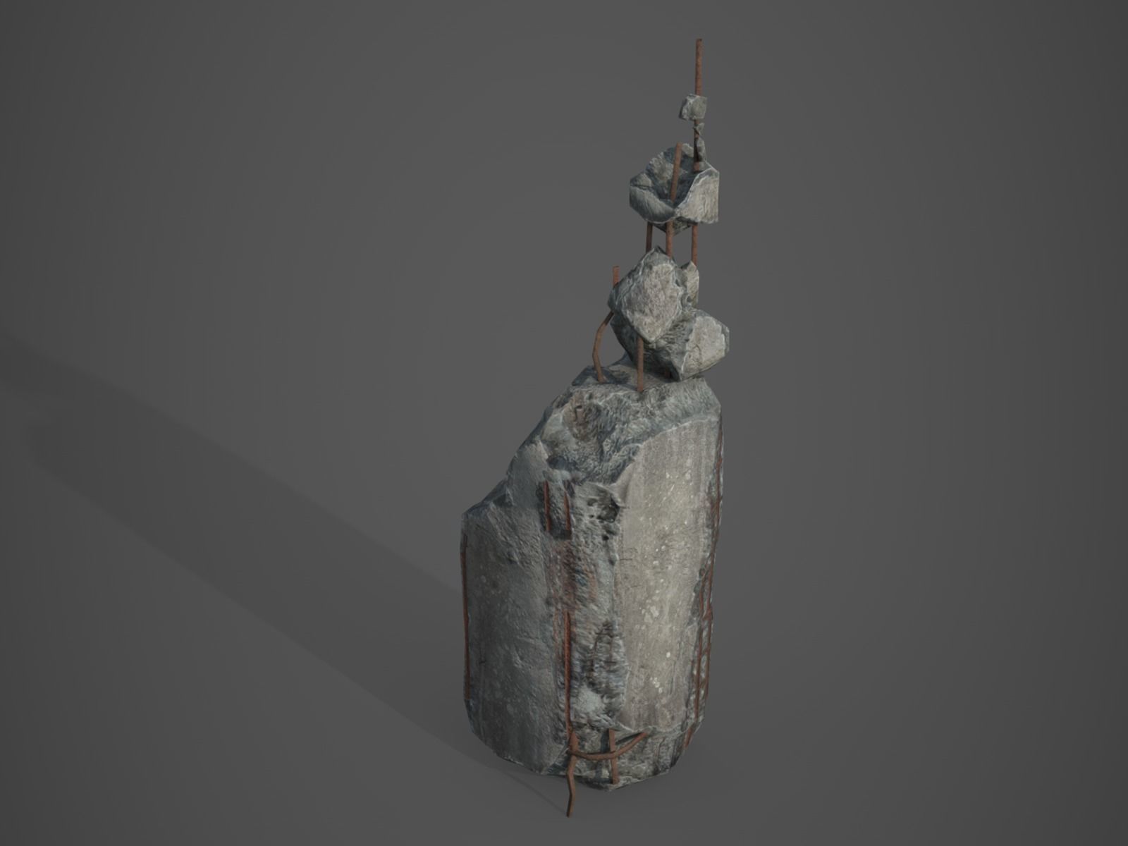 Rubble and Debris - Package - Collection 1 and 2 Low-poly 3D model_61