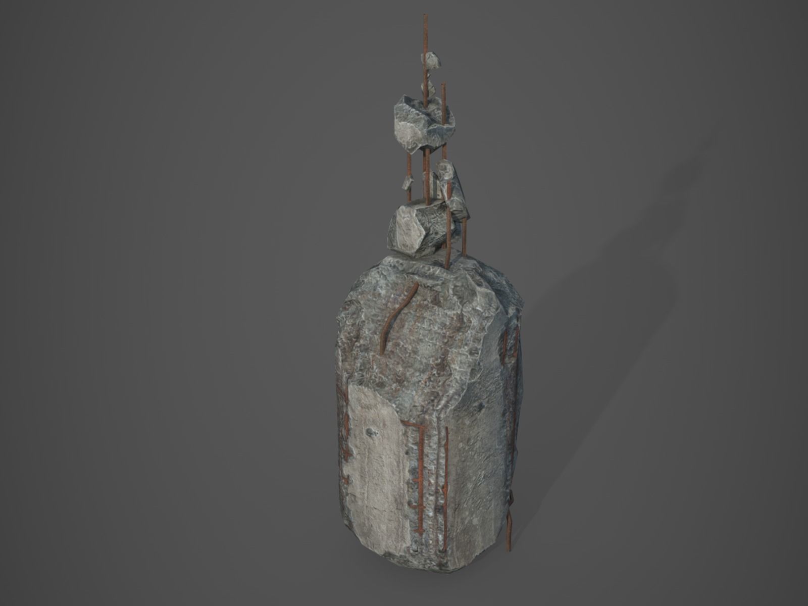Rubble and Debris - Package - Collection 1 and 2 Low-poly 3D model_60