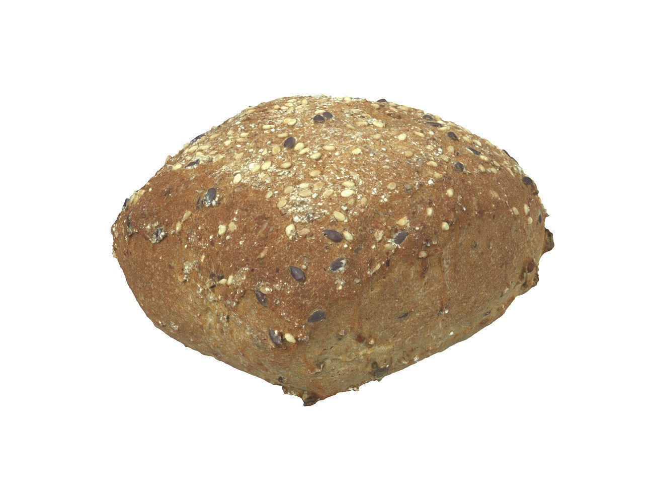 Photorealistic Seeded Bread Roll 3D Scan 3D model_7
