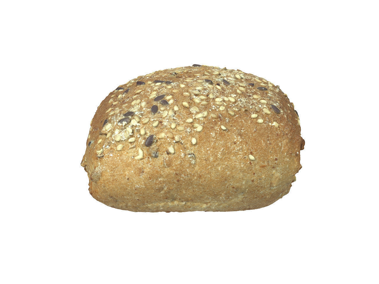 Photorealistic Seeded Bread Roll 3D Scan 3D model_4