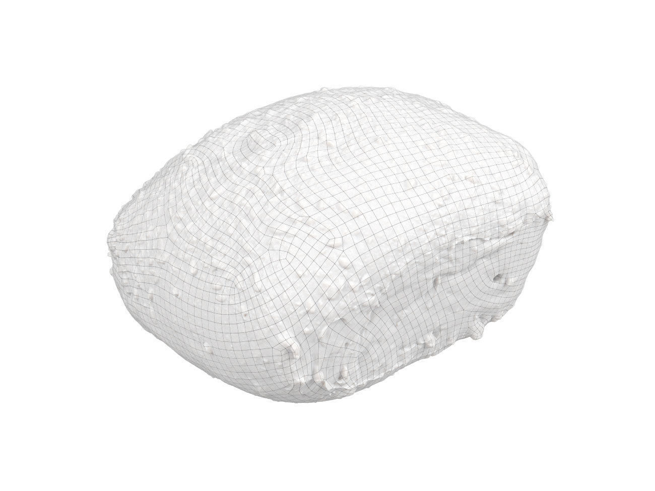 Photorealistic Seeded Bread Roll 3D Scan 3D model_9