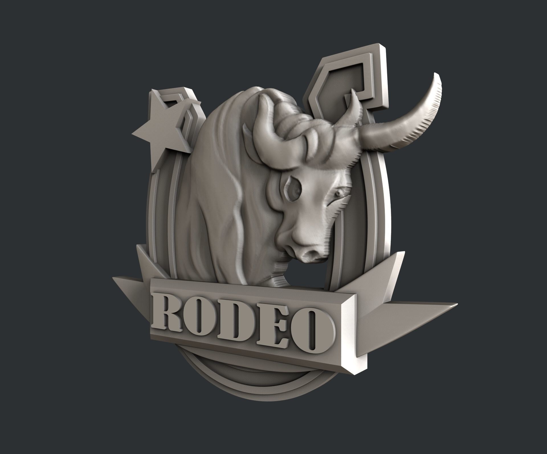 3d STL models for CNC rodeo 3D model_1
