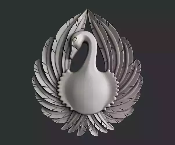 3d STL models for CNC swan
